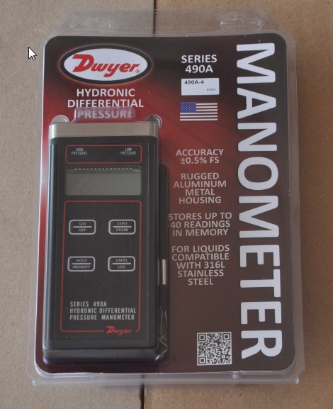 DWYER-490系列手持式液/液數顯差壓計