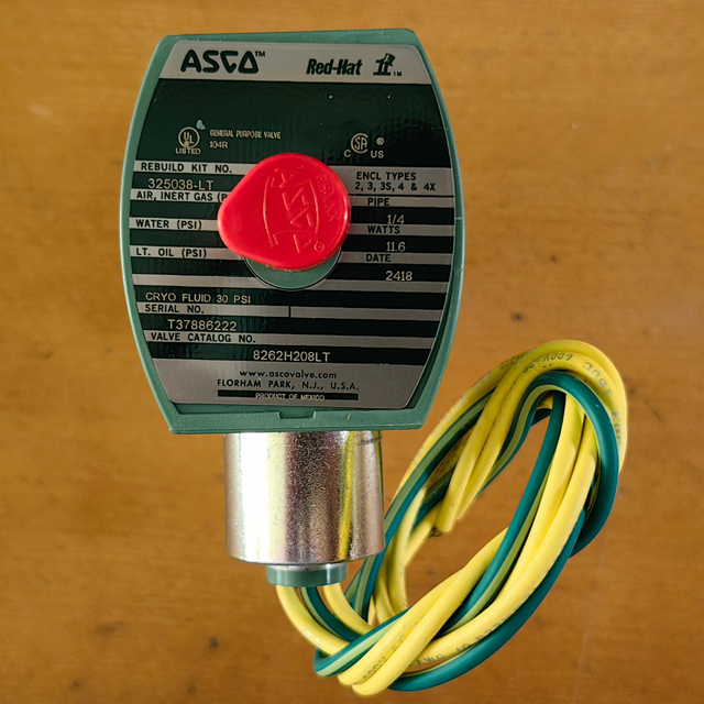 ASCO-8262H208LT 低溫管道式電磁閥